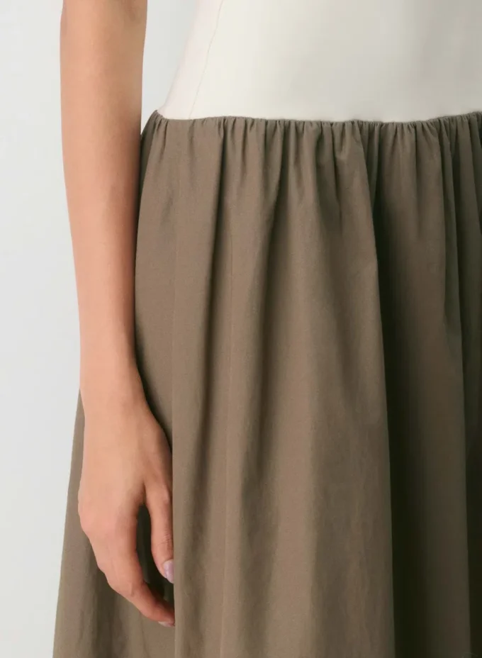 Robe en popeline Worldly