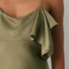 Robe en satin Cannelle