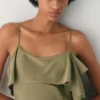 Robe en satin Cannelle
