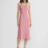 Robe en satin Charmaine