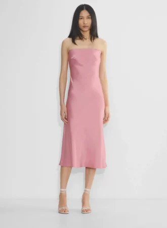 Robe en satin Charmaine