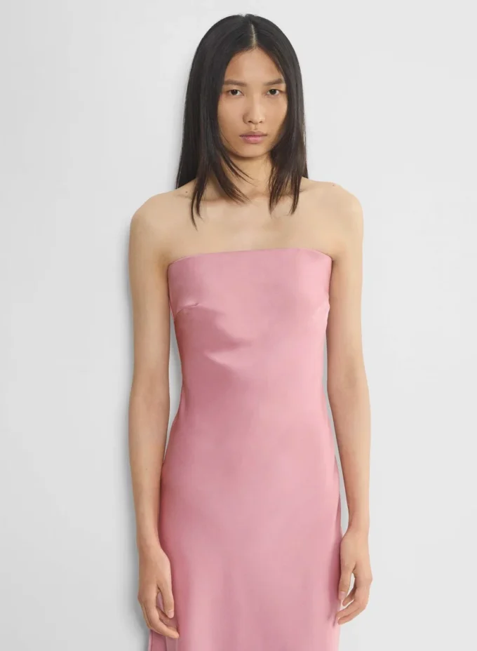 Robe en satin Charmaine