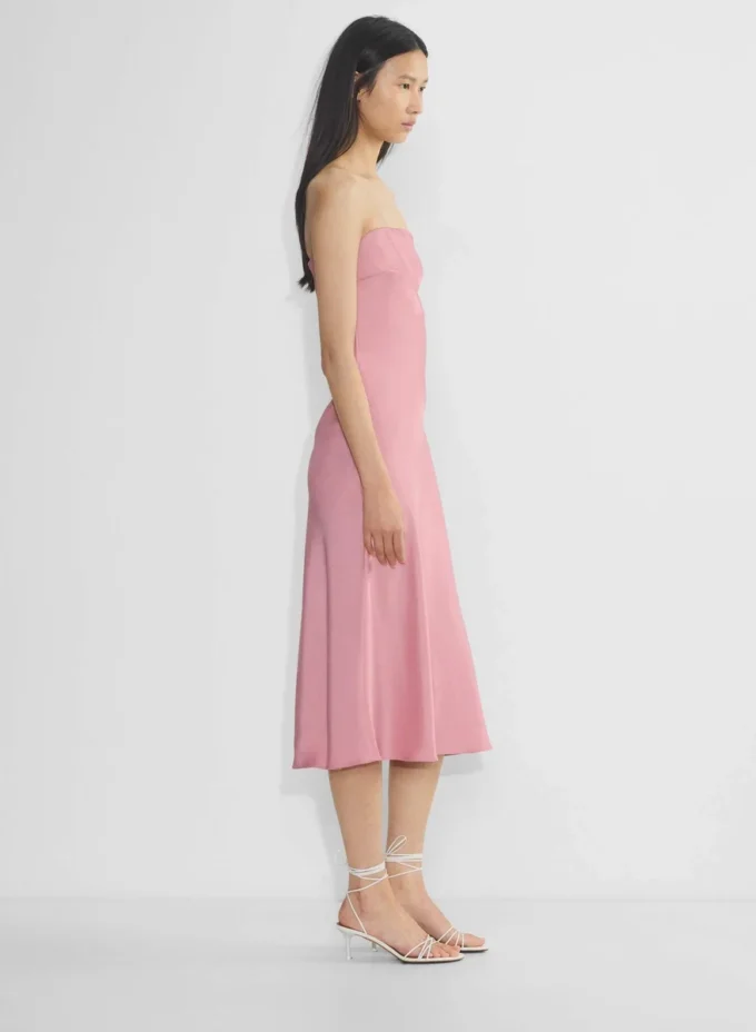 Robe en satin Charmaine