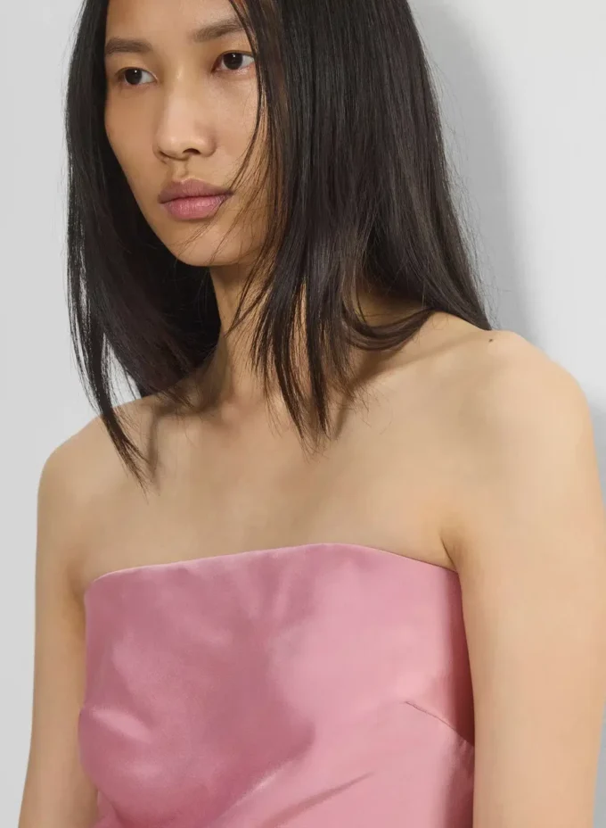 Robe en satin Charmaine