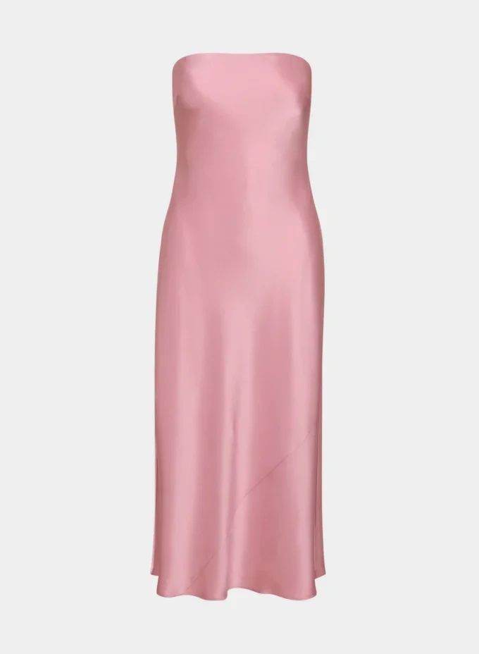 Robe en satin Charmaine