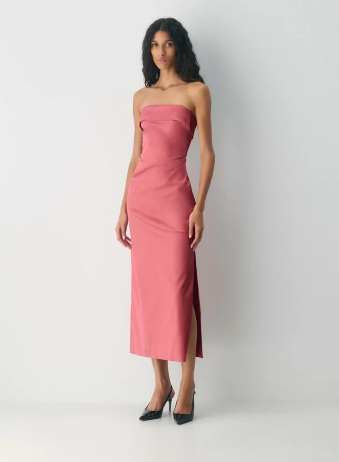 Robe en satin exclusive