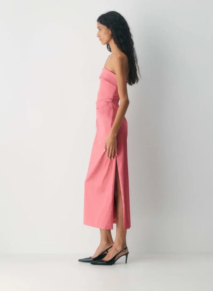 Robe en satin exclusive