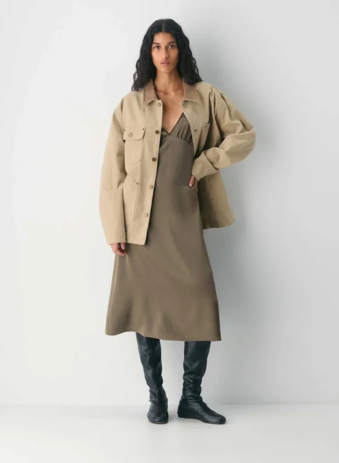 Robe en satin Pavilion