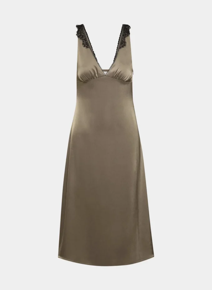 Robe en satin Pavilion