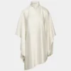 Robe en satin à volants