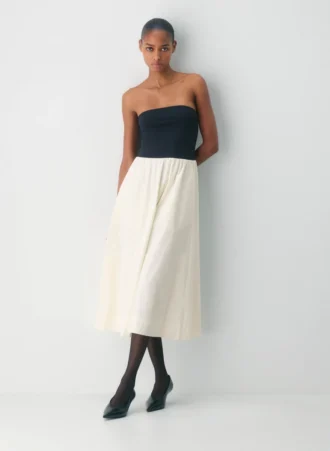 Robe fluide en popeline