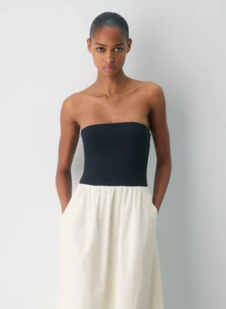 Robe fluide en popeline