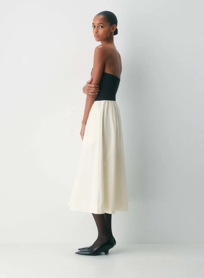 Robe fluide en popeline