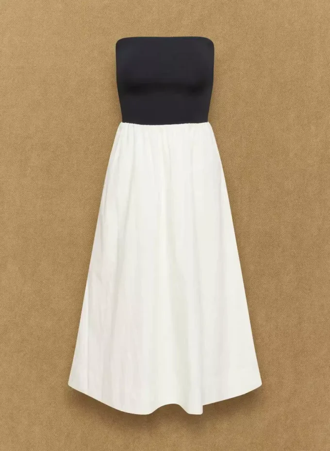 Robe fluide en popeline