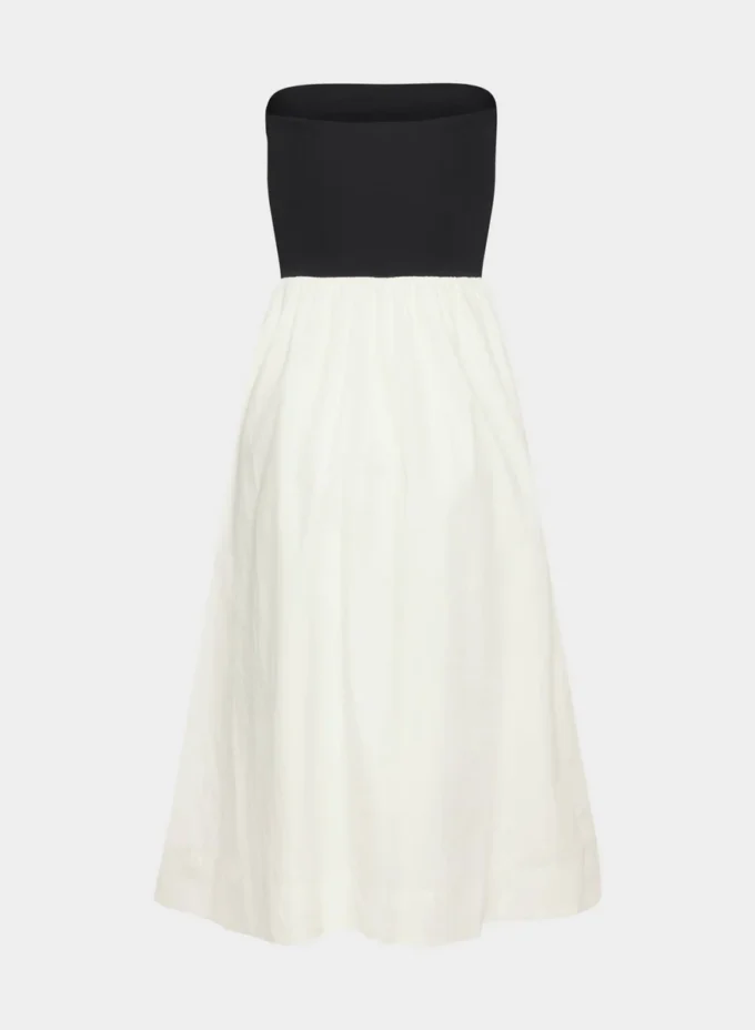 Robe fluide en popeline