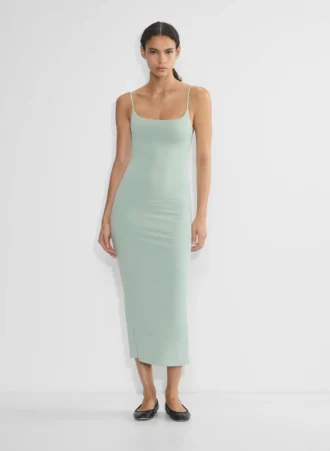 Robe longue décontractée à bretelles