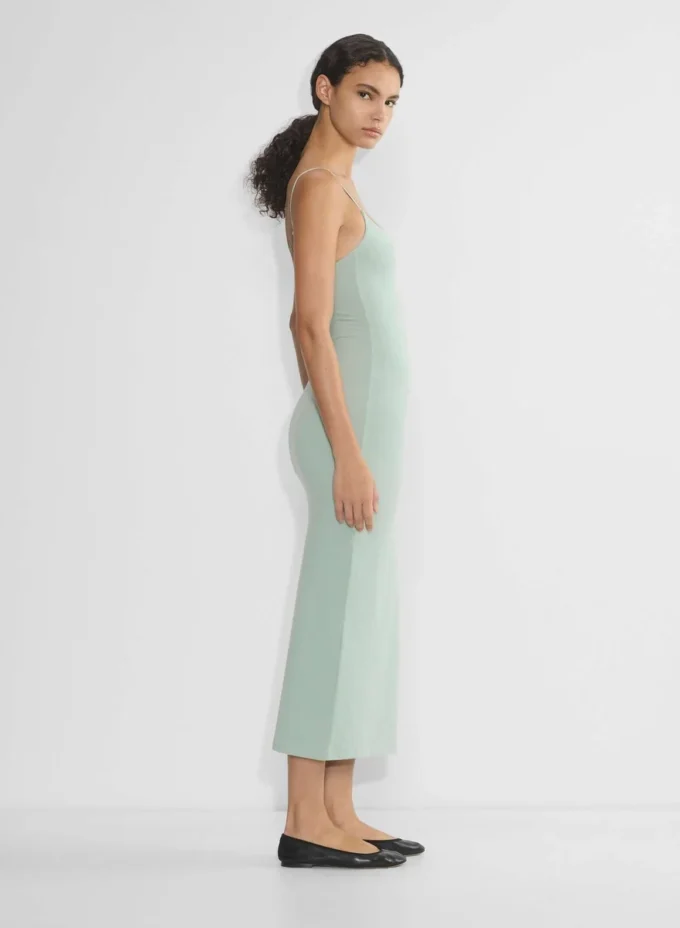 Robe longue décontractée à bretelles