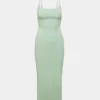 Robe longue décontractée à bretelles