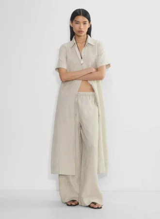 Robe longue en lin Eleta
