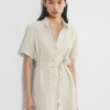 Robe longue en lin Eleta