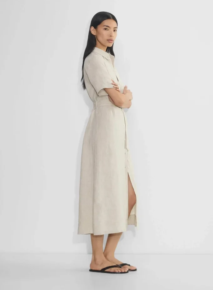 Robe longue en lin Eleta