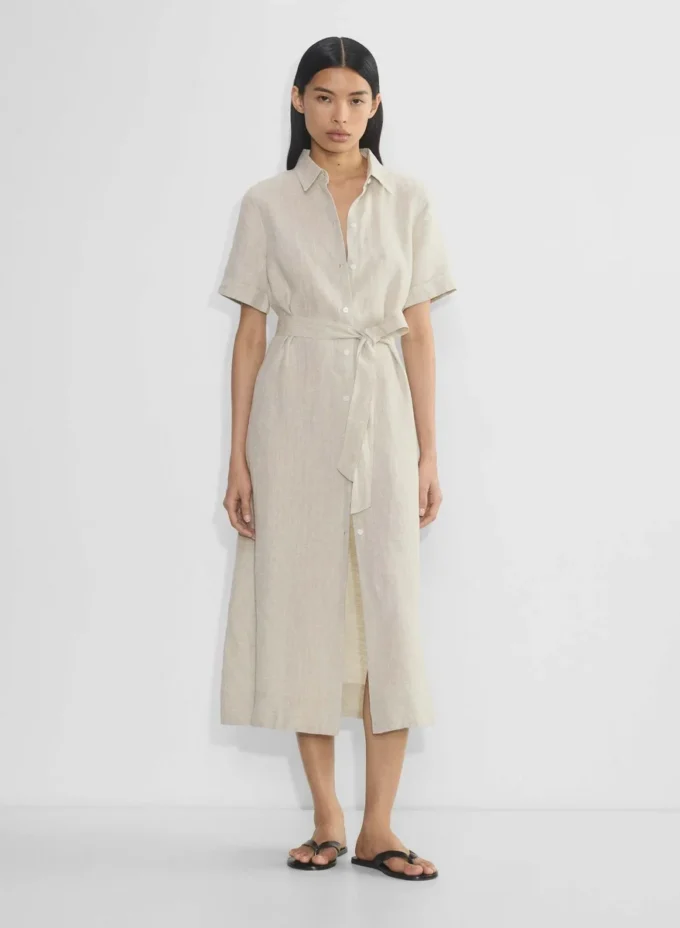 Robe longue en lin Eleta