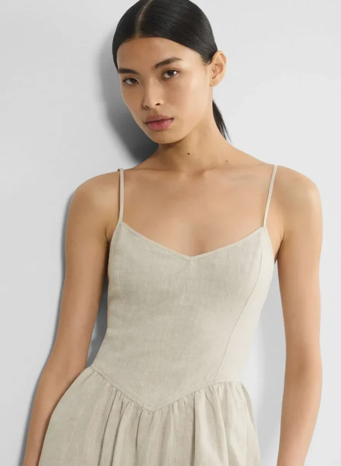 Robe longue en lin Influence