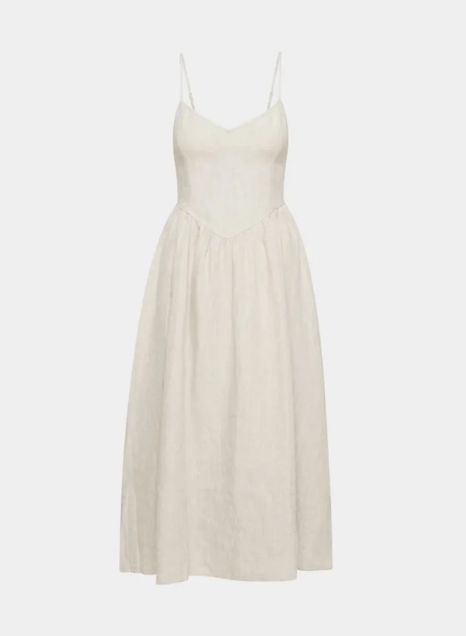 Robe longue en lin Influence