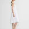 Robe midi en popeline Martine