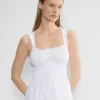 Robe midi en popeline Martine