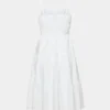 Robe midi en popeline Martine
