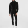 Seasons Mockneck Zip-up
