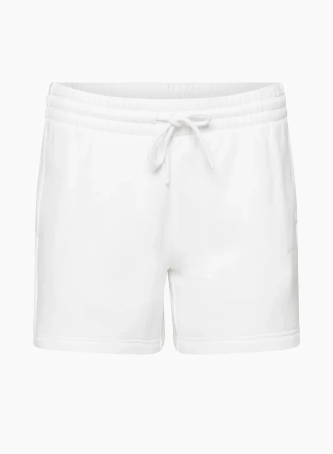Short boyfriend mi-cuisse en molleton douillet