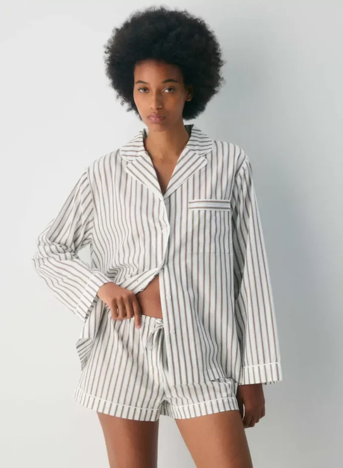 Short de pyjama en popeline Laze