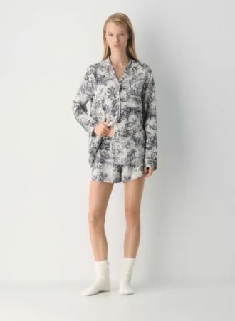 Short de pyjama en soie Nightside