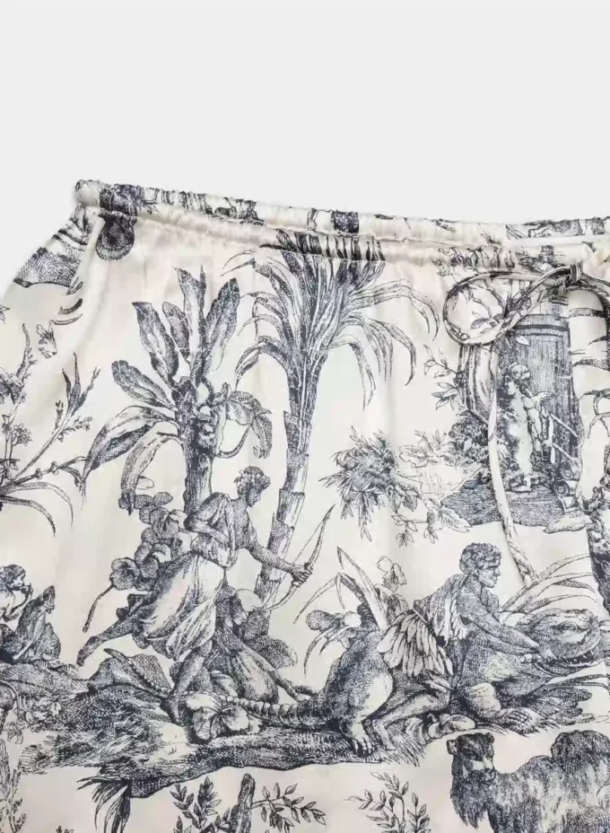 Short de pyjama en soie Nightside