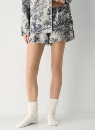 Short de pyjama en soie Nightside