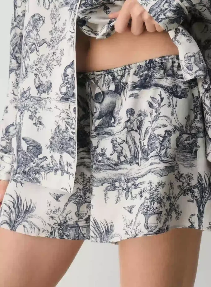 Short de pyjama en soie Nightside