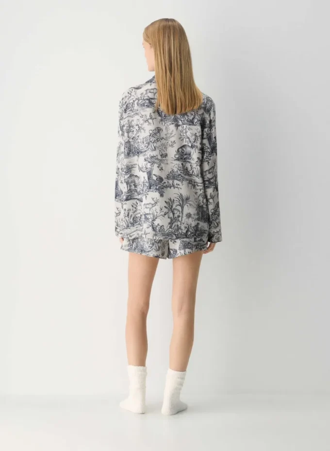 Short de pyjama en soie Nightside