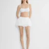 Short en popeline soufflée