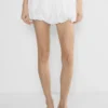 Short en popeline soufflée