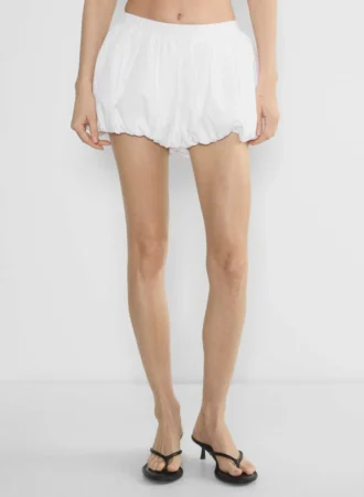 Short en popeline soufflée