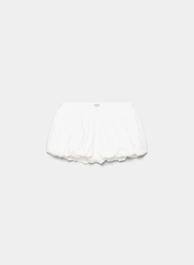Short en popeline soufflée