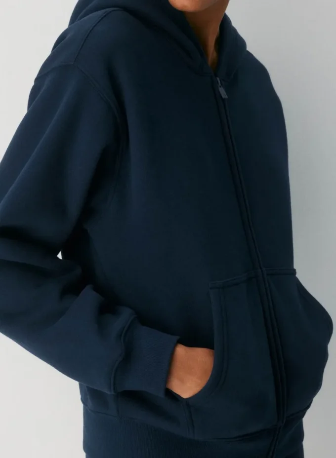 Sweat à capuche Perfect Zip en molleton douillet