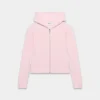 Sweat à capuche zippé Nicole Velour