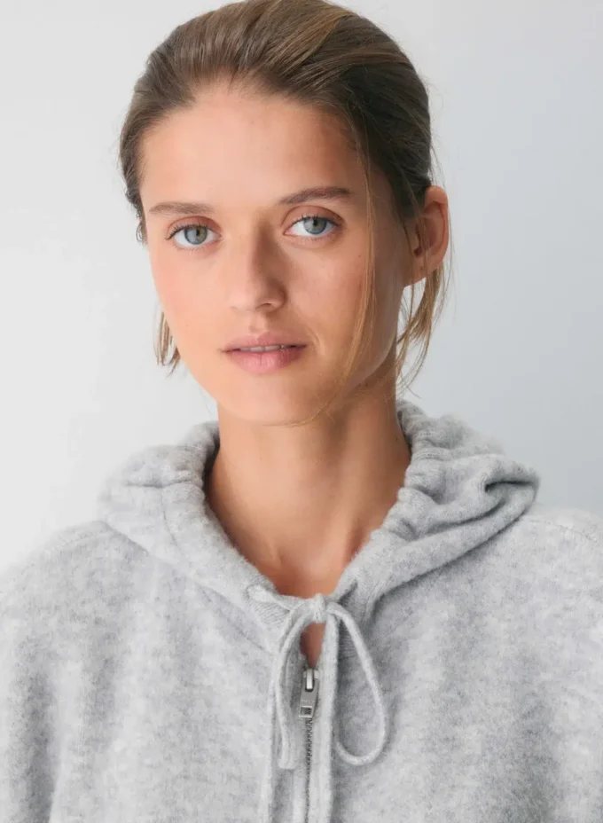 Sweat à capuche zippé Peyton