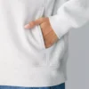 Sweat-shirt boyfriend à demi-zip en molleton douillet