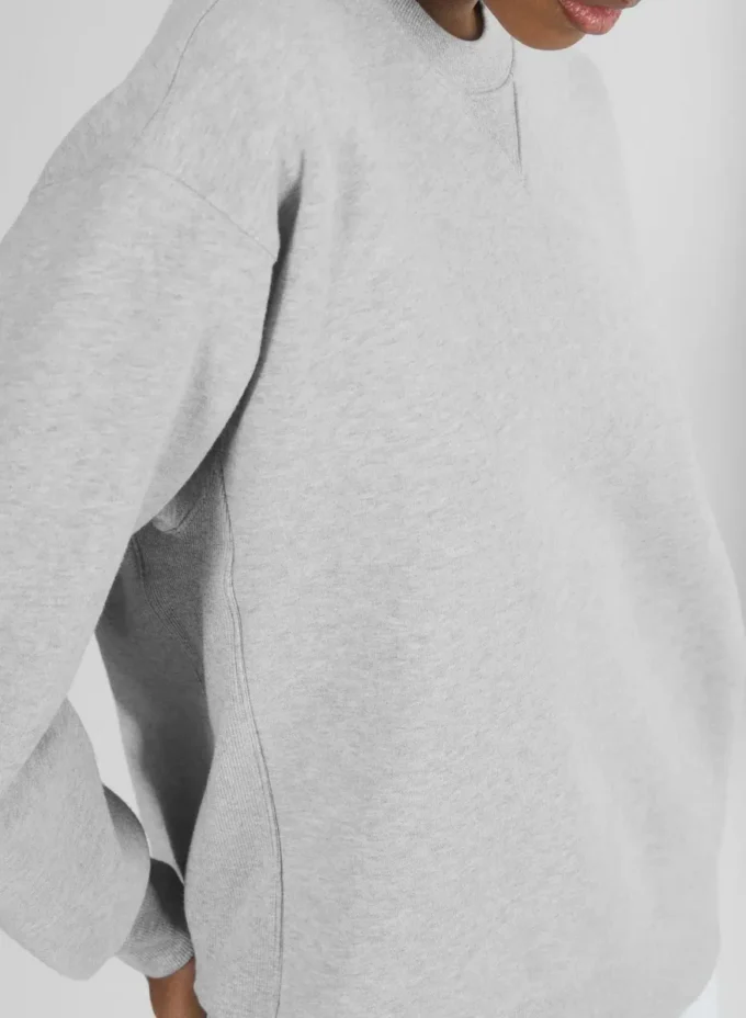 Sweat-shirt boyfriend en molleton douillet
