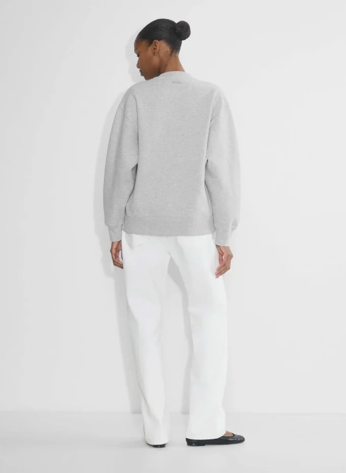 Sweat-shirt boyfriend en molleton douillet