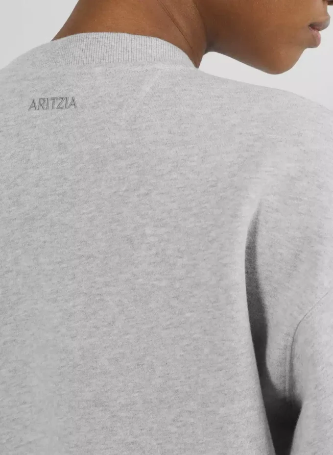 Sweat-shirt boyfriend en molleton douillet